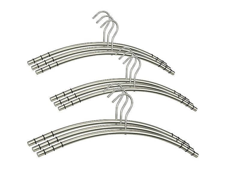 Szagato Kleiderbügel Kleiderbügel hochwertig aus Edelstahl (VE=9 Stück) Gar günstig online kaufen