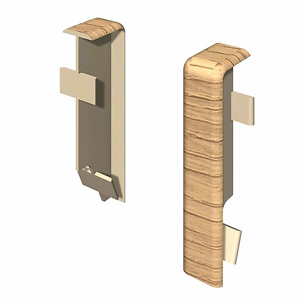 Egger Zwischenstück Kubisch 6 cm Eiche Cappuccino 2 Stück günstig online kaufen