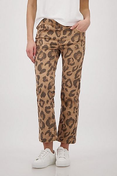 Monari Jogger Pants Leo allover 70cm Regular fit mit Leo-Print günstig online kaufen