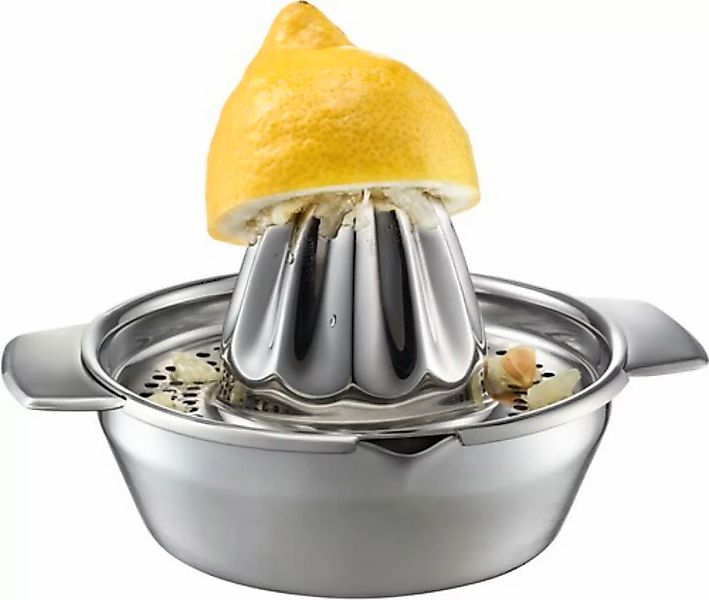 Gefu Zitruspresse  LEMON ¦ silber ¦ Edelstahl ¦ Maße (cm): B: 13,7 H: 10,5 günstig online kaufen