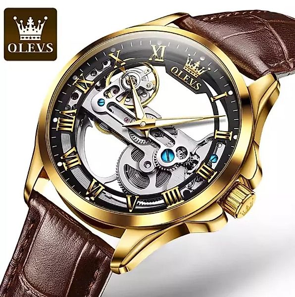 BinBond Automatikuhr Herrenuhr Automatik Uhr SKELETT günstig online kaufen