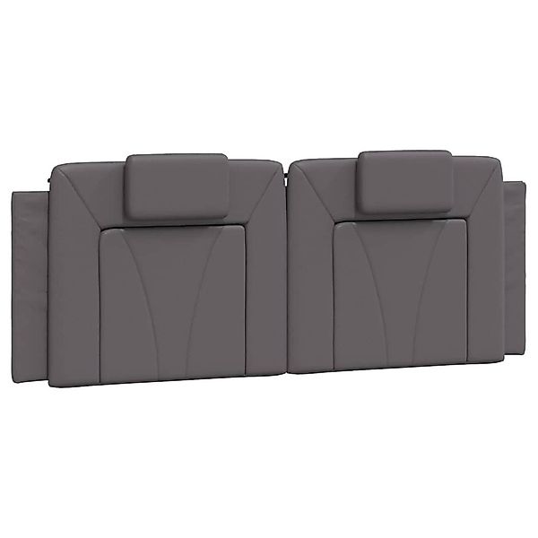 vidaXL Kopfteil Kopfteil-Kissen "Viana" Grau 140 günstig online kaufen