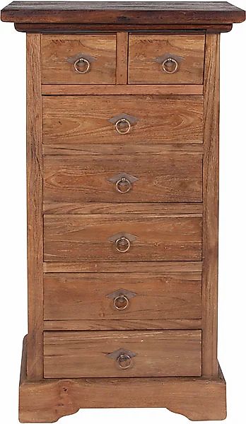 SIT Kommode »Seadrift«, recyceltes Teak-Altholz, Breite 53 cm, Shabby Chic, günstig online kaufen