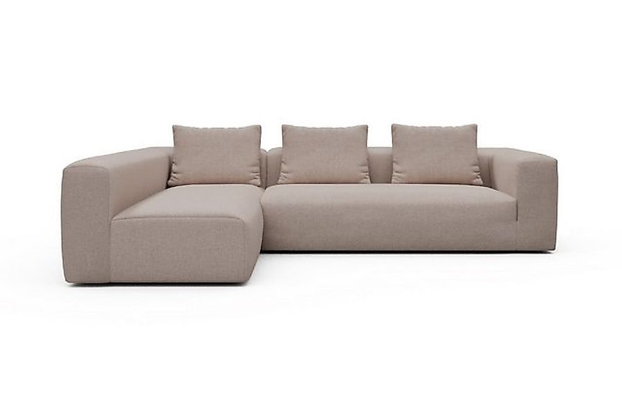 moebelfaktor Ecksofa Fred 2x 2,5-Sitzer links offen, Modular, tief, komfort günstig online kaufen