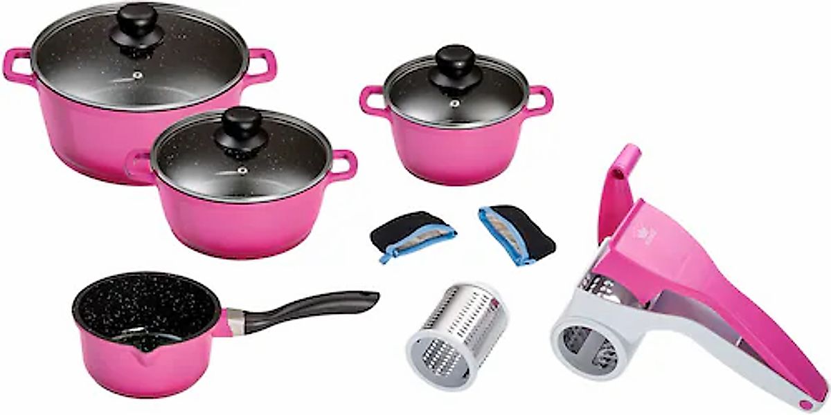 KING Topf-Set »Berry«, Aluminiumguss, (Set, 6 tlg., 1x Stielkasserolle Ø 16 günstig online kaufen