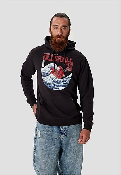 Oldskull Kapuzensweatshirt Asian Big W (1-tlg) mit angesagtem Wellen-Print günstig online kaufen