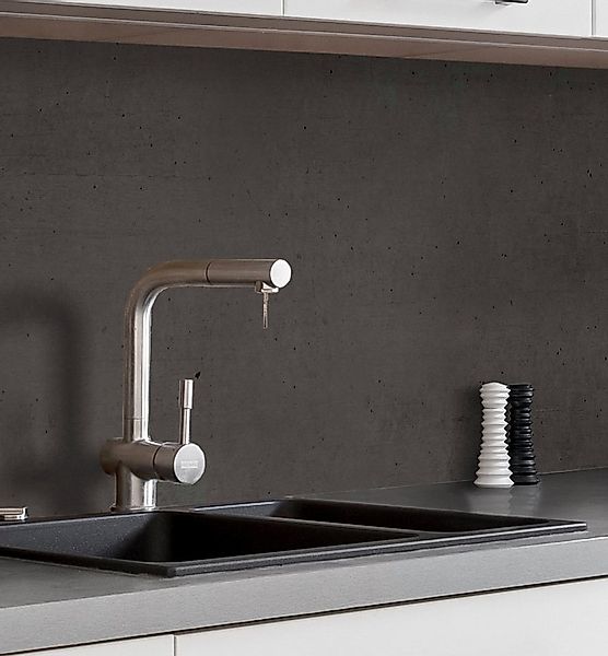 MyMaxxi Küchenrückwand Küchenrückwand selbstklebend Steinwand schwarz Sprit günstig online kaufen