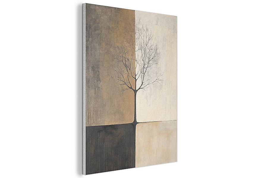 MuchoWow Gemälde Baum - Ebenen - Äste - Farbverlauf, Fotodruck (1 St), Akus günstig online kaufen