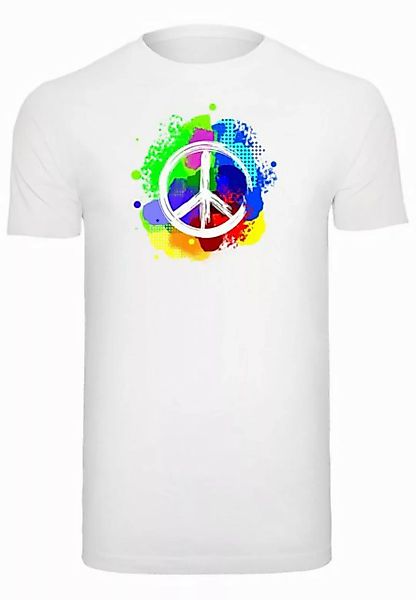 Merchcode T-Shirt Merchcode Herren Peace - Graffiti T-Shirt Round Neck (1-t günstig online kaufen