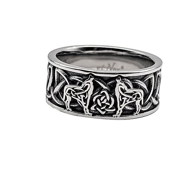 etNox Fingerring Ring „Keltische Wölfe“ günstig online kaufen