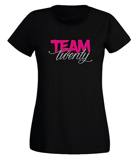 G-graphics T-Shirt Damen T-Shirt - Team Twenty zum 20. Geburtstag, Slim-fit günstig online kaufen