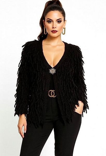 Worldclassca Cardigan WORLDCLASSCA Strickjacke Cardigan Fransen Strickpulll günstig online kaufen