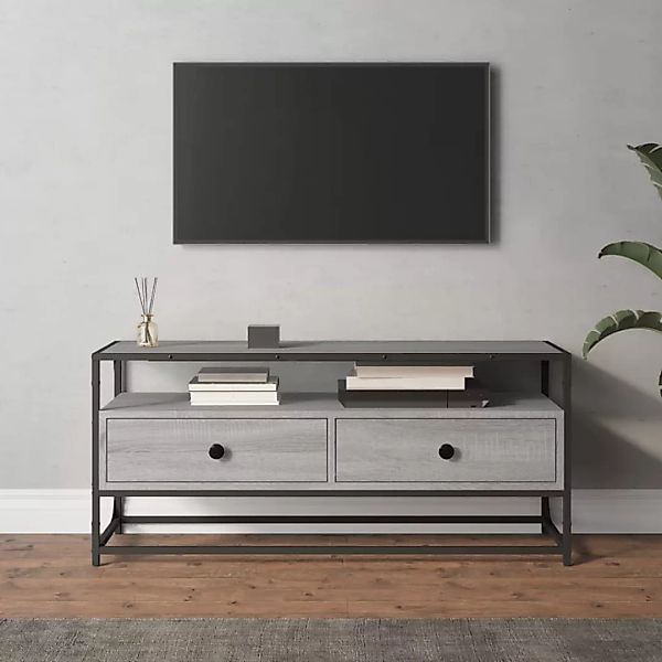 Vidaxl Tv-schrank Grau Sonoma 100x35x45 Cm Holzwerkstoff günstig online kaufen