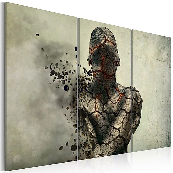 Wandbild - The man of stone - triptych günstig online kaufen