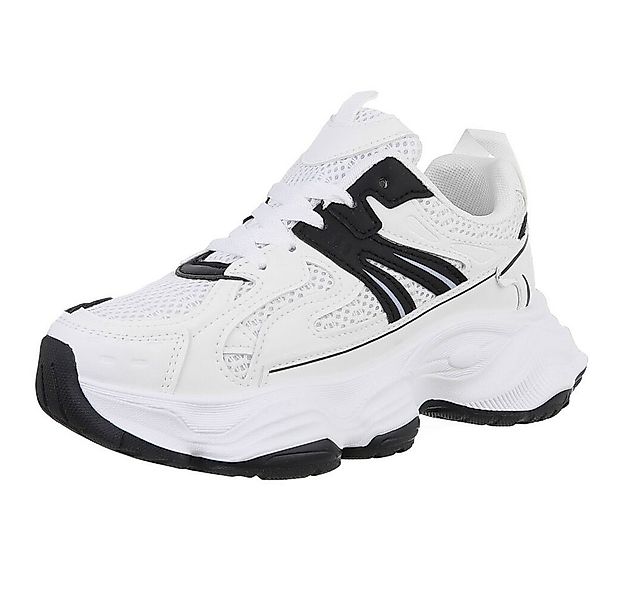 Ital-Design Damen Low-Top Freizeit Sneaker (88930579) Keilabsatz/Wedge Snea günstig online kaufen