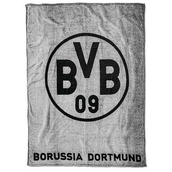 BVB Kopfkissen BVB-Fleecedecke (grau), Füllung: 100 günstig online kaufen