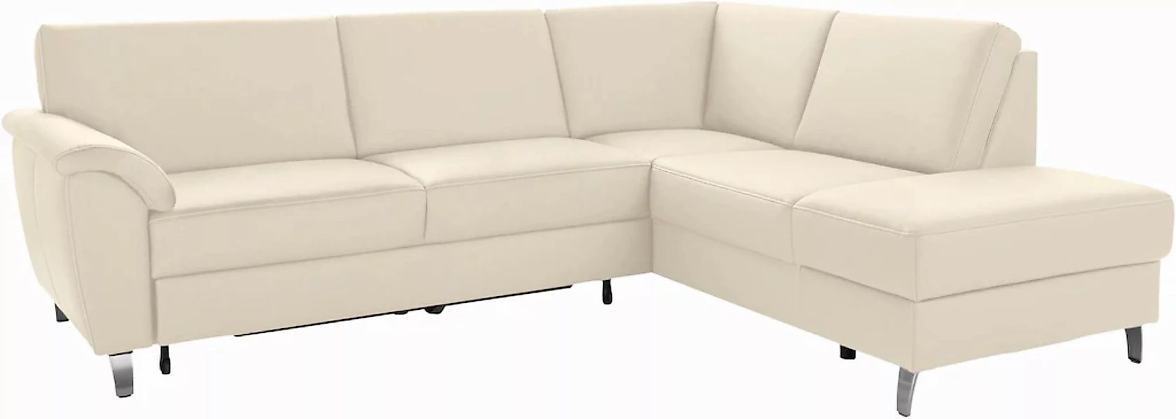 sit&more Ecksofa »Texel L-Form«, mit Federkern, wahlweise mit Bettfunktion günstig online kaufen