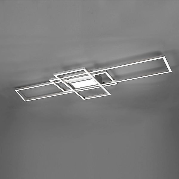 LED-Deckenlampe Irvine 3.000-6.500 K, nickel matt günstig online kaufen