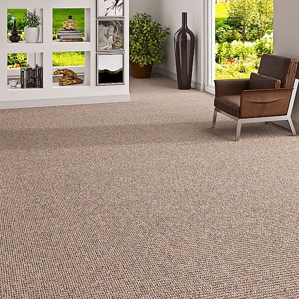 my home Teppichboden "Ruva, Schlinge, Gesamthöhe 6 mm" rechteckig strukturi günstig online kaufen