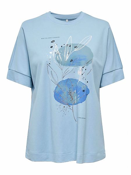ONLY Kurzarmshirt "ONLJANY S/S O-NECK PRINT TOP BOX JRS" Viskosemischung, r günstig online kaufen