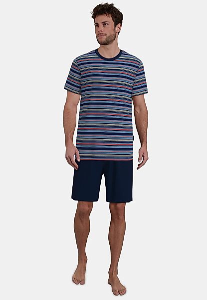 GÖTZBURG Shorty "Glasgow" gestreift, kurz, Rundhalsausschnitt, mit Gesäßtas günstig online kaufen