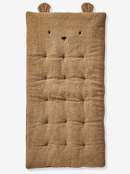 vertbaudet Bodenkissen Kinderzimmer Bodenmatratze BÄR, Teddyfleece günstig online kaufen