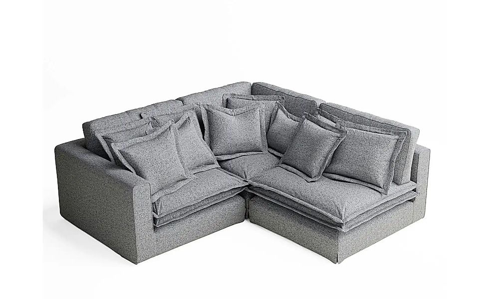 Ecksofa  Amalfi ¦ grau ¦ Maße (cm): B: 238 H: 90 Polstermöbel > Sofas > Eck günstig online kaufen