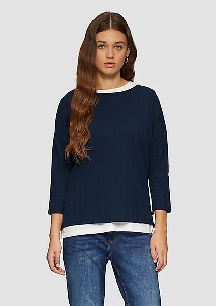 QS 3/4-Arm-Shirt Shirt im Loose Fit günstig online kaufen