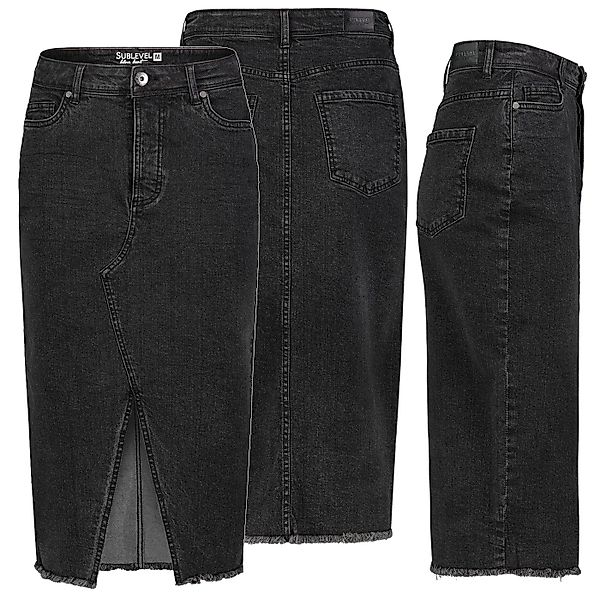 SUBLEVEL Jeansrock Damen Jeans rock Rock günstig online kaufen