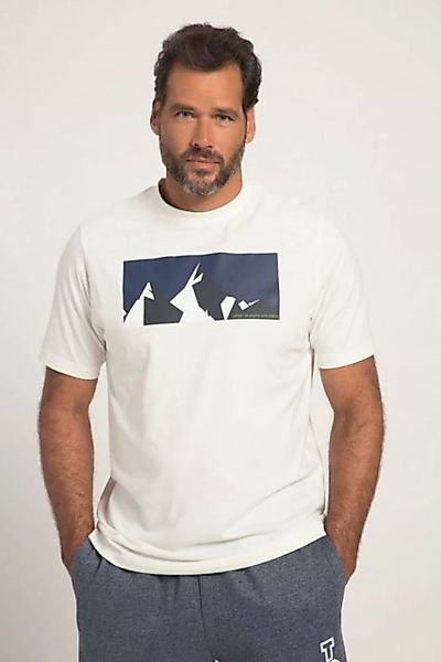 JP1880 T-Shirt T-Shirt Halbarm Mountain Print Rundhals günstig online kaufen