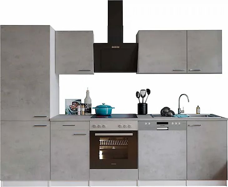 RESPEKTA Küchenzeile »Malia«, Breite 280 cm, 85 cm Arbeitshöhe günstig online kaufen