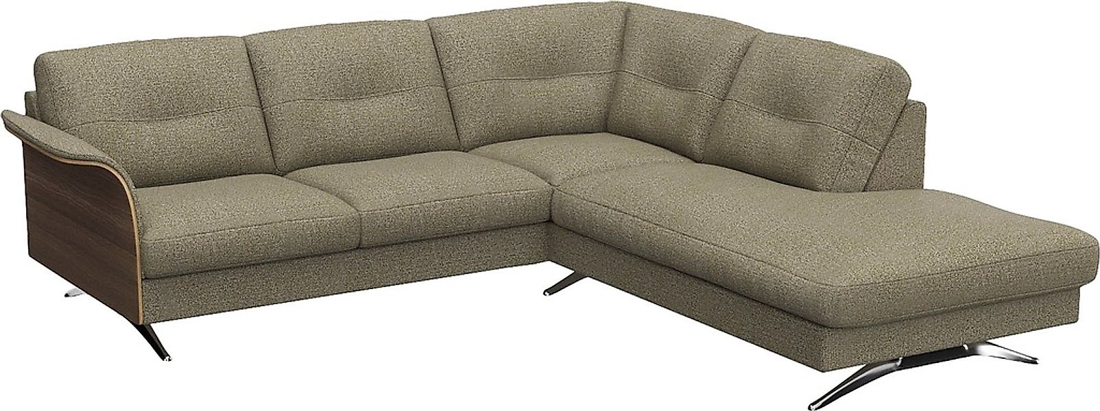 FLEXLUX Ecksofa »Glow, super bequem durch hochwertigem Sitzaufbau mit Feder günstig online kaufen