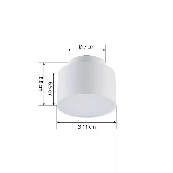 Lindby LED-Strahler Nivoria, Ø 11 cm, sandweiß günstig online kaufen
