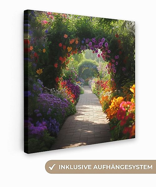 OneMillionCanvasses® Leinwandbild Durchblick - Weg - günstig online kaufen