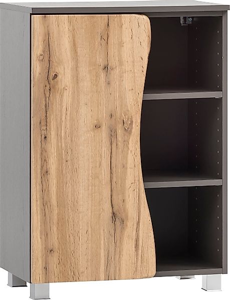 welltime Unterschrank "Stubach" Tür mit Baumkante günstig online kaufen