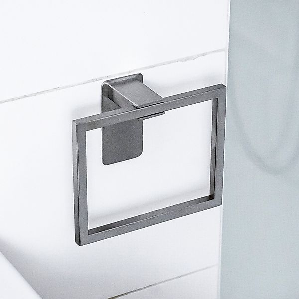 ELMOWO Handtuchring ohne Bohren (eckig) - günstig online kaufen