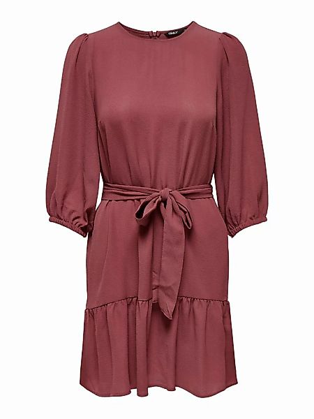 ONLY Petite 3/4-puffärmel Kleid Damen Rot günstig online kaufen