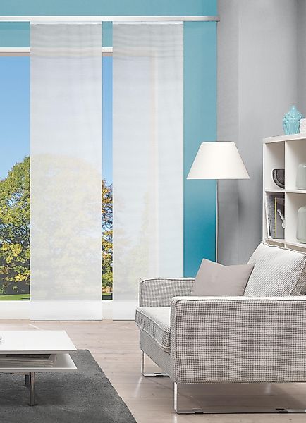 HOME WOHNIDEEN Schiebegardine 2er-Set Schiebegardine ROM, günstig online kaufen