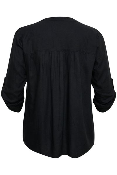 KAFFE Curve Langarmbluse Langarm-Bluse KCmille Große günstig online kaufen