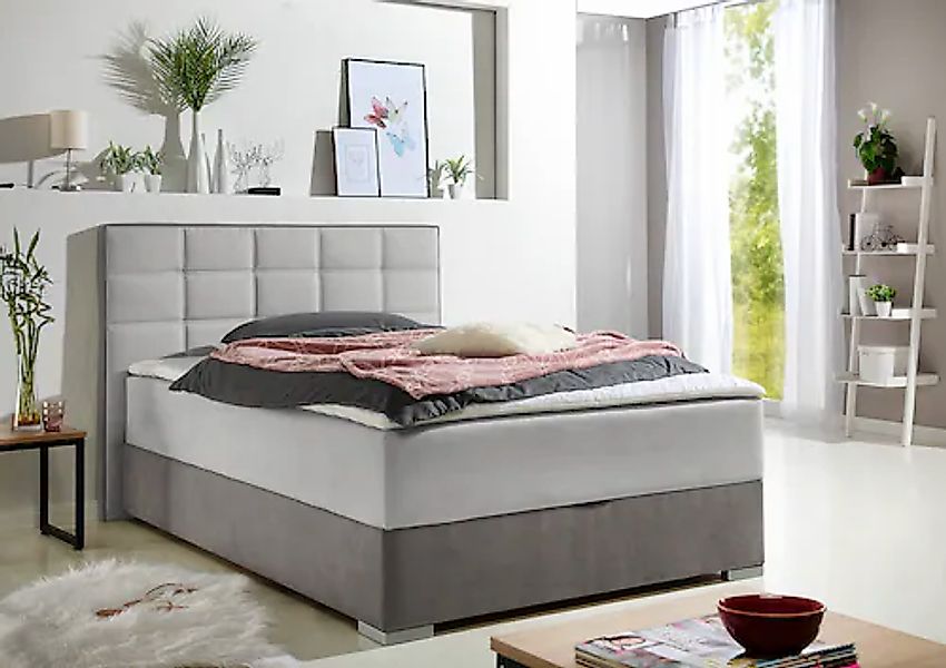Maintal Boxspringbett mit Bettkasten und Topper günstig online kaufen