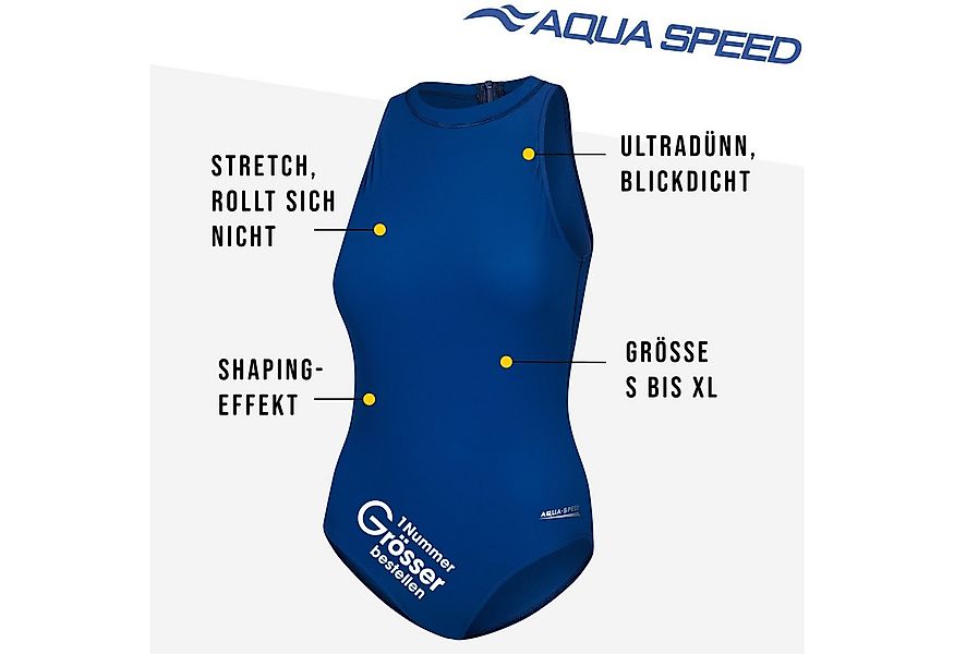 Aqua Speed Badeanzug BLANKA Badeanzug Damen – Blau Kompressiv, schnell troc günstig online kaufen