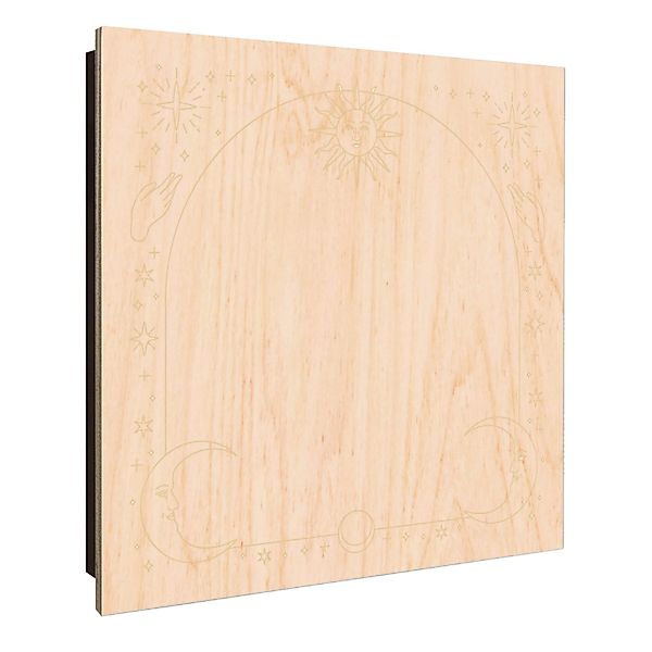 Banjado Schlüsselkasten Holz 30x30cm Schwarz Scharnier Rechts 50 Haken Desi günstig online kaufen