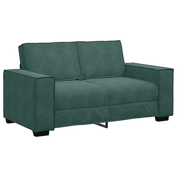 vidaXL Sofa 2-Sitzer-Sofa Dunkelgrün 120 cm Samt günstig online kaufen