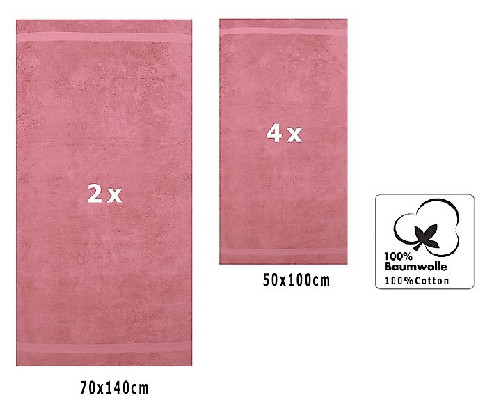 Betz Handtuch Set 6 er Handtücher-Set PREMIUM, 100% Baumwolle (6-St) günstig online kaufen