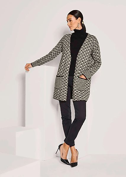 MADELEINE Strickjacke "Strickjacke Herbstcardigan mit grafischem Muster" günstig online kaufen