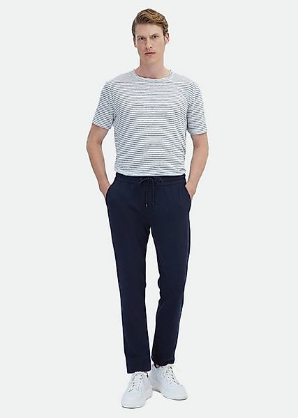 RAMSEY Chinohose Navy Blaue Jogginghose günstig online kaufen