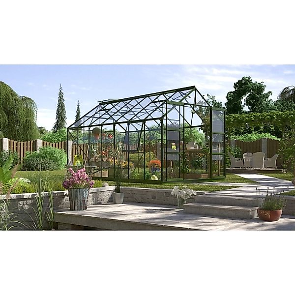 Vitavia Gewächshaus Jupiter 11500 Smaragd 11,5 m² inkl. Fundament günstig online kaufen