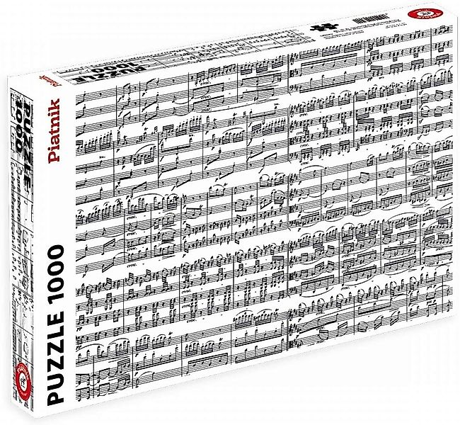Piatnik Puzzle Piatnik 5434 Musiknoten 1000 Teile Puzzle, 1000 Puzzleteile günstig online kaufen