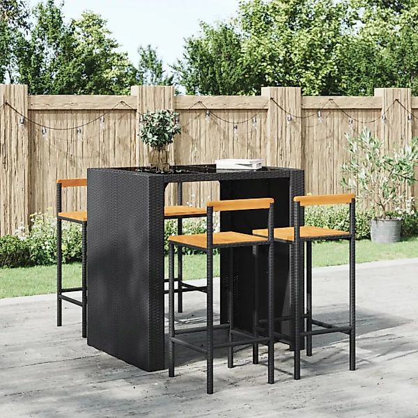 vidaXL Barhocker Barhocker 4 Stk. Schwarz günstig online kaufen