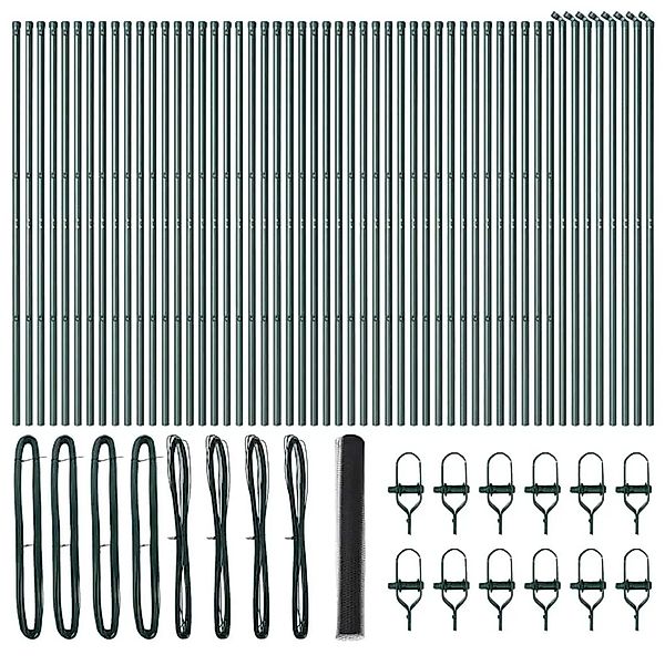 vidaXL Zaunpfosten Grau 100 x 1,2 m 13 mm Maschenabstand 3352889 günstig online kaufen